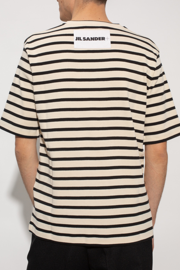 Cream Striped T-shirt JIL SANDER+ - Vitkac HK